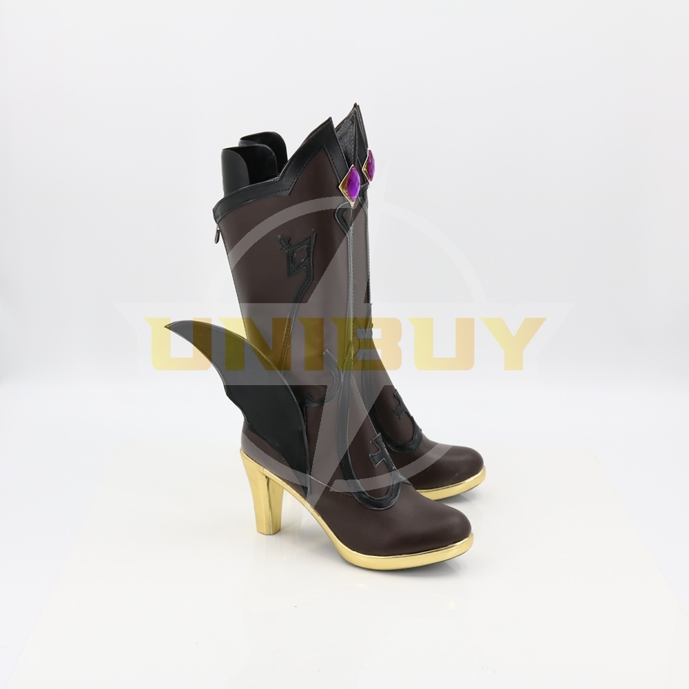 Genshin Impact Fischl Shoes Cosplay Women Boots Unibuy