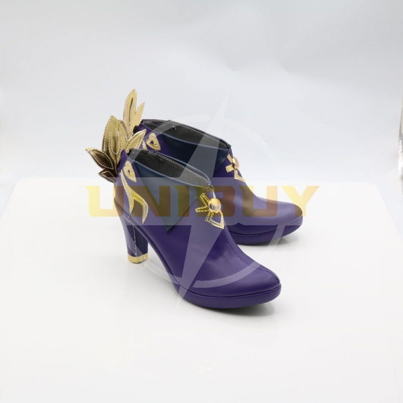 Genshin Impact Keqing Shoes Cosplay Women Boots Ver 1 Unibuy