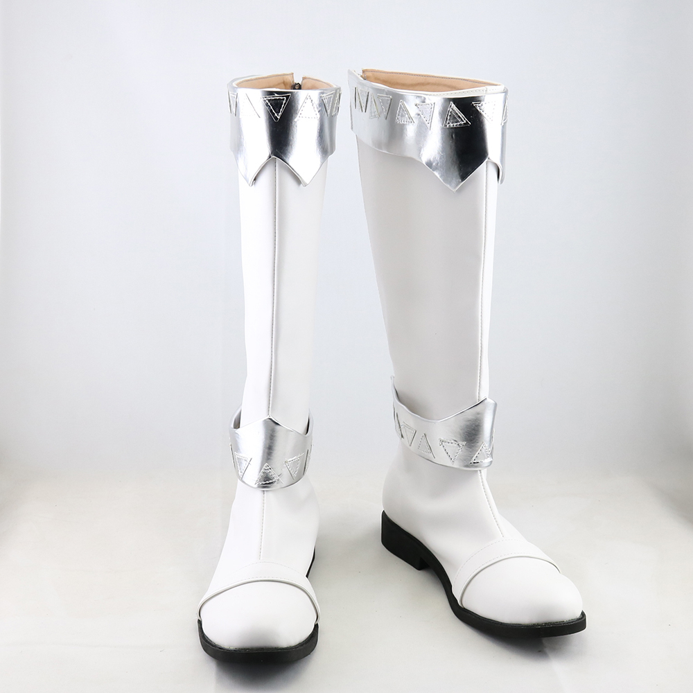 Kishiryu Sentai Ryusoulger Shoes Cosplay White Boots Unibuy