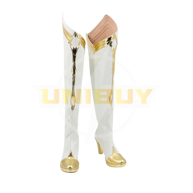 Genshin Impact Lumine Shoes Cosplay Women Boots Ver 1 Unibuy