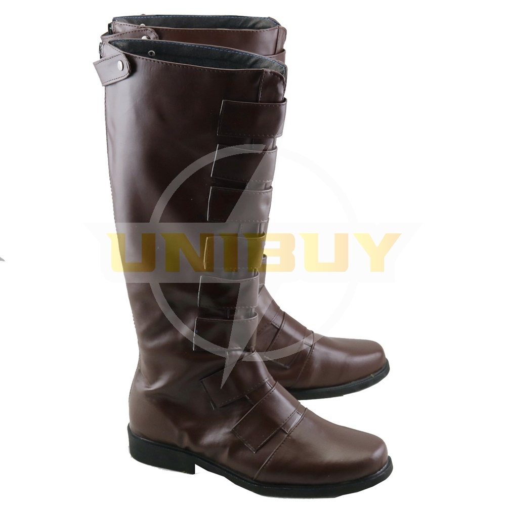 Star Wars Qui-Gon Jinn Shoes Cosplay Men Boots Brown Version Unibuy