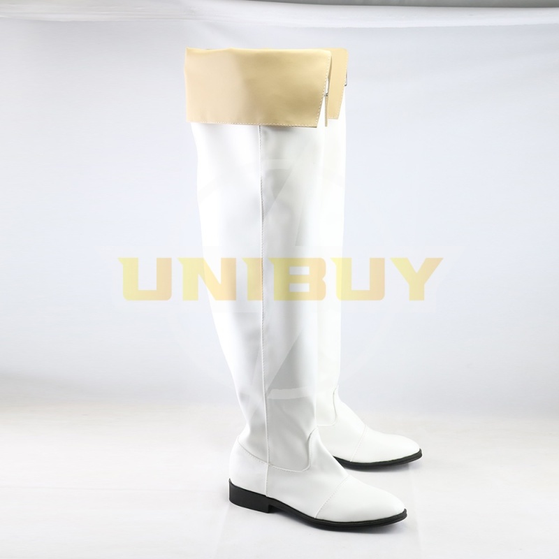 The Legend of Zelda Link White Shoes Cosplay Royal Guard Uniform Men Boots Unibuy