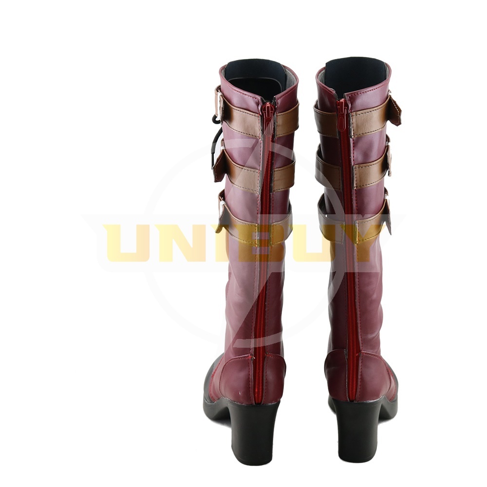 OW Overwatch Little Red Ashe Shoes Cosplay Women Boots Unibuy
