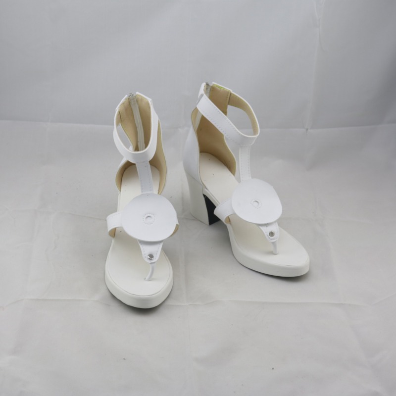 Final Fantasy XV FF15 Lady Lunafreya Shoes Cosplay Luna White Boots Unibuy
