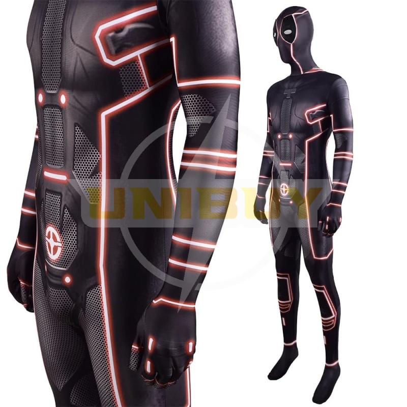 Fluorescent Deadpool Costume Cosplay Suit Unibuy