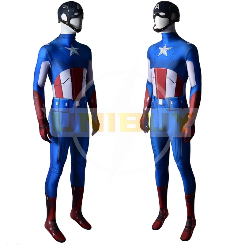 Captain America Costume Cosplay Suit Avenger Steve Rogers For Kids Adult Unibuy