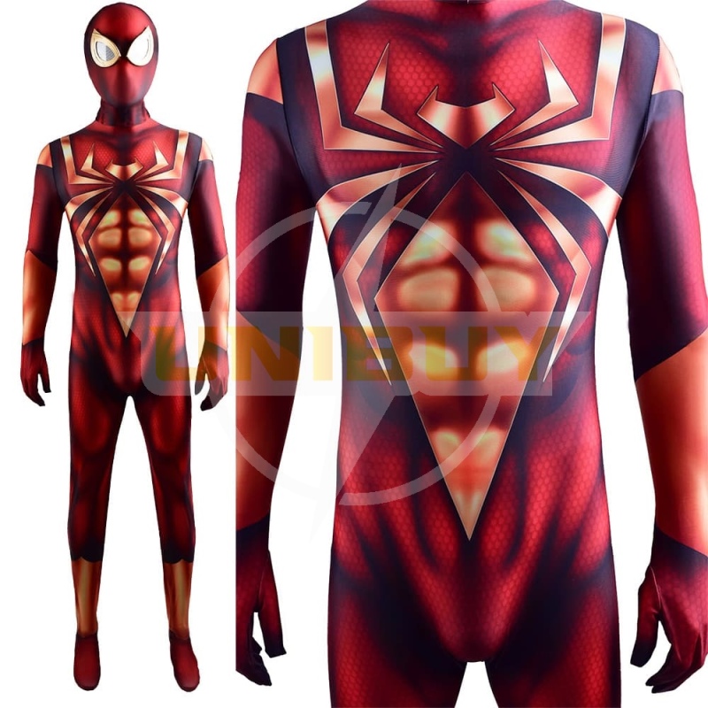 Spider-Man PS4 Costume Cosplay Iron Spider-Man Suit Cosplay For Kids Adult Ver1 Unibuy
