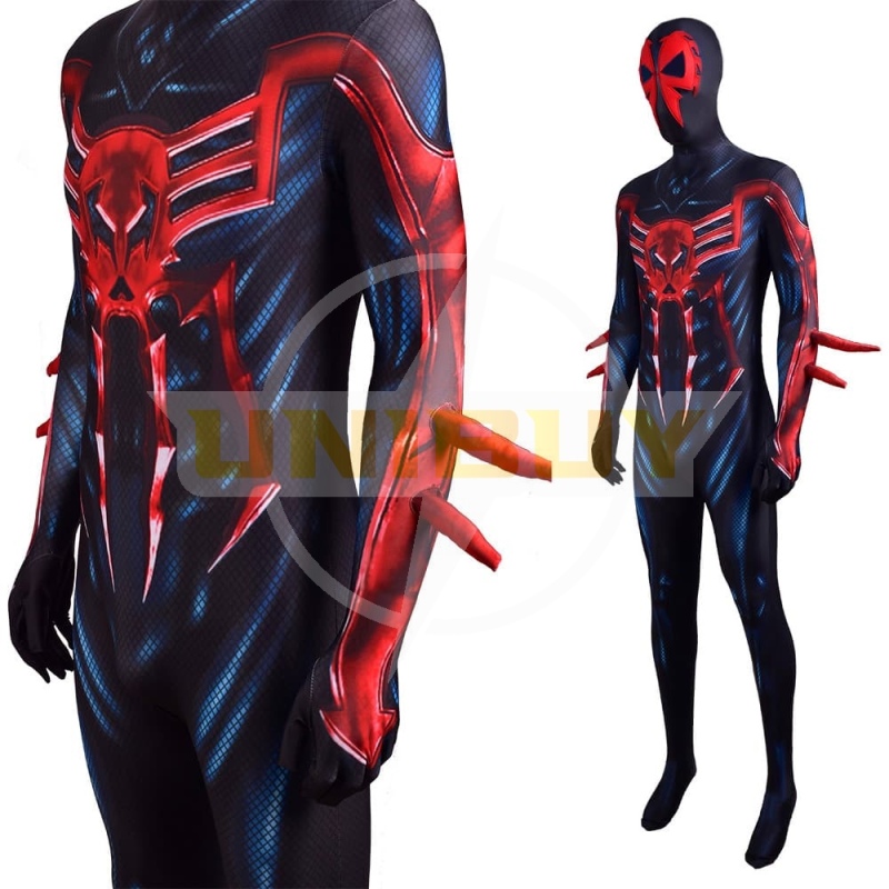 Black 2099 Ultimate Spiderman Costume Cosplay Suit Miguel O'Hara Unibuy