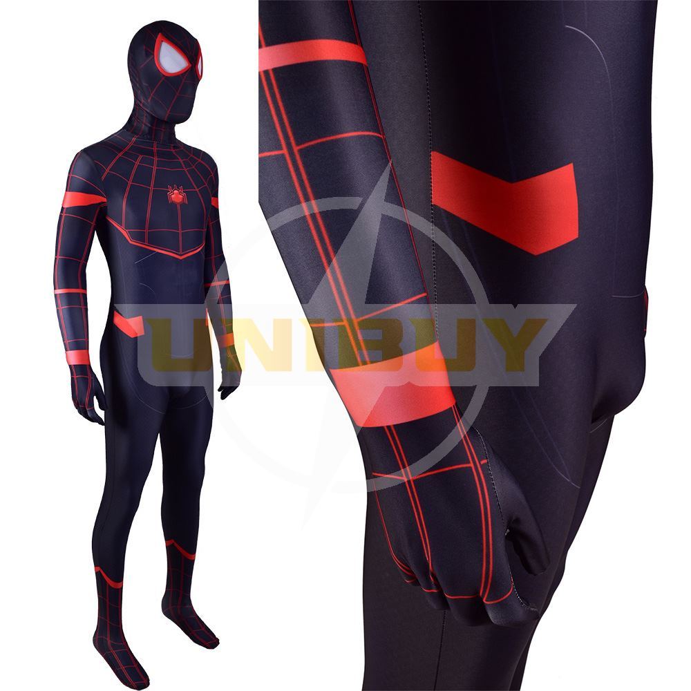 MCU Miles Morales Spiderman Costumes Cosplay Jumpsuit Bodysuit Unibuy