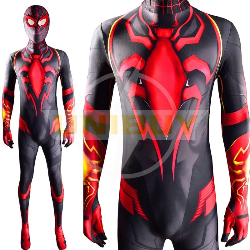 Spider-Man PS5 Masked Rider Costume Cosplay Miles Morales S.T.R.I.K.E. Suit Unibuy