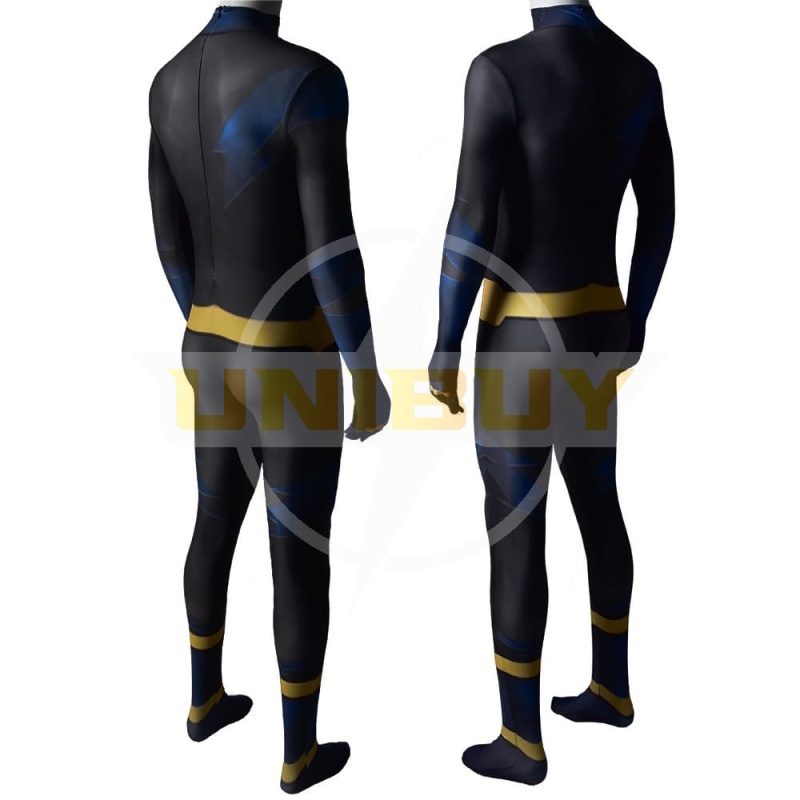 Teen Titans Future Shock Costume Static Shock Cosplay Jumpsuit Bodysuit For Kids Adult Unibuy