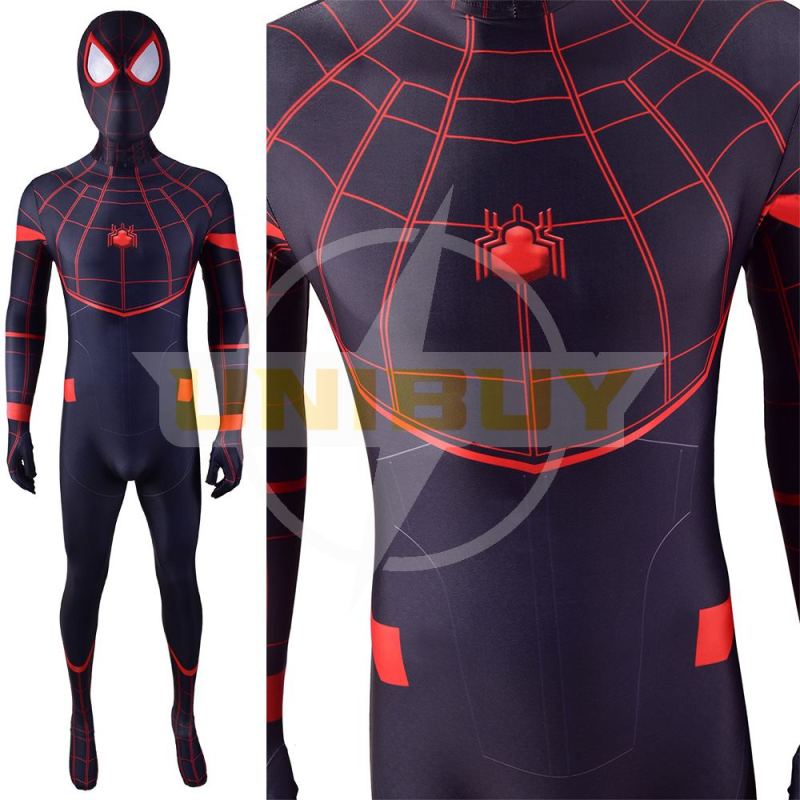 MCU Miles Morales Spiderman Costumes Cosplay Jumpsuit Bodysuit Unibuy
