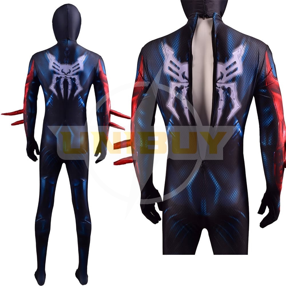 Black 2099 Ultimate Spiderman Costume Cosplay Suit Miguel O'Hara Unibuy