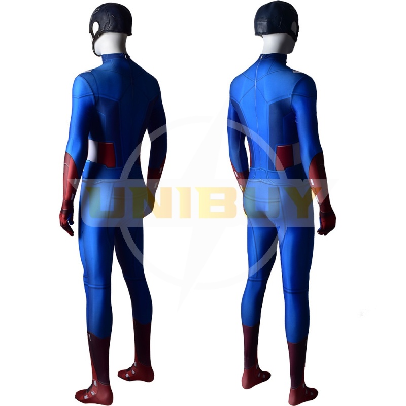 Captain America Costume Cosplay Suit Avenger Steve Rogers For Kids Adult Unibuy