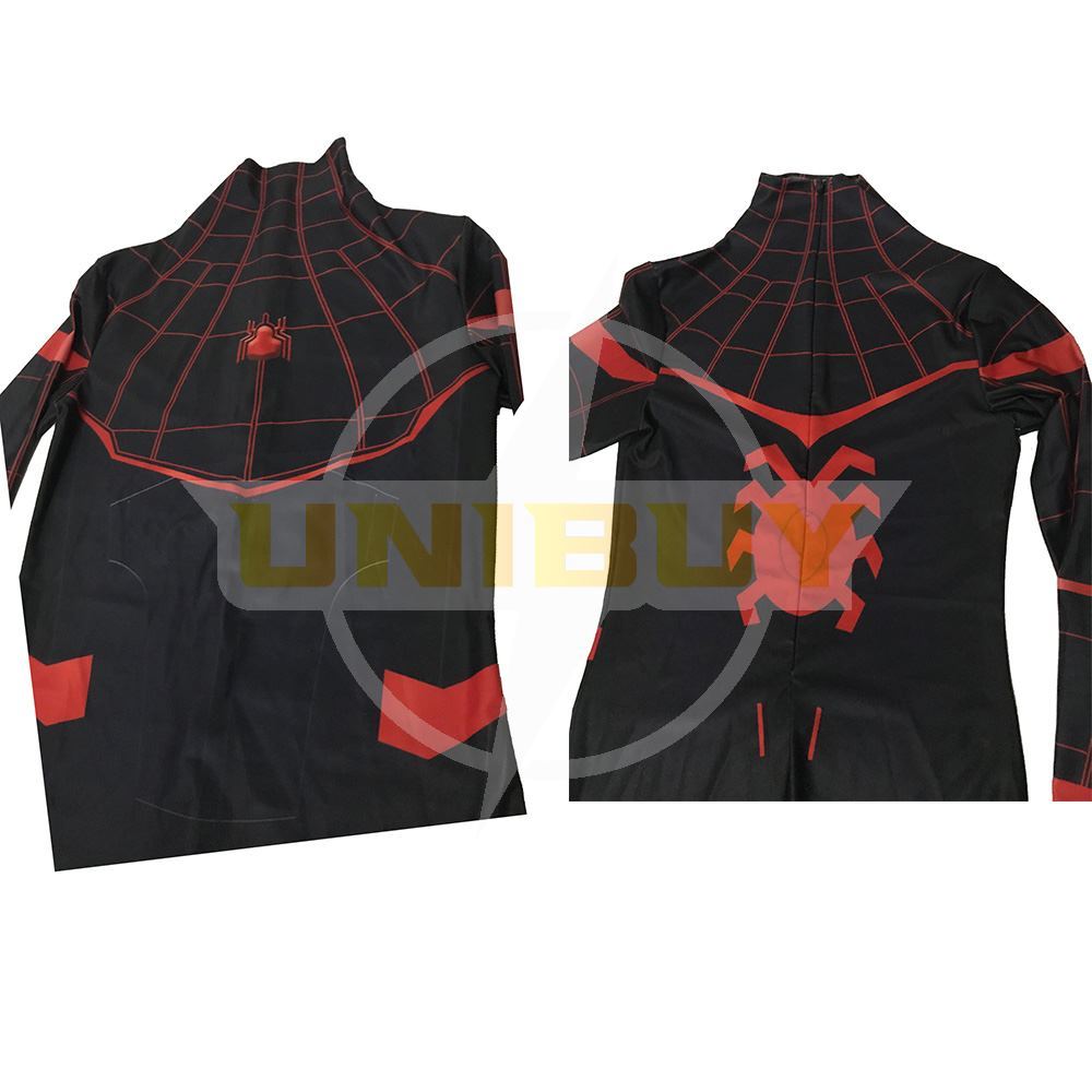 MCU Miles Morales Spiderman Costumes Cosplay Jumpsuit Bodysuit Unibuy
