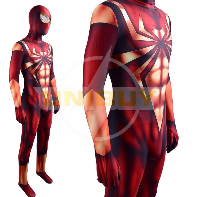 Spider-Man PS4 Costume Cosplay Iron Spider-Man Suit Cosplay For Kids Adult Ver1 Unibuy