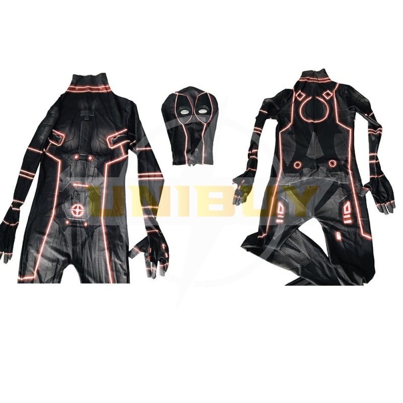 Fluorescent Deadpool Costume Cosplay Suit Unibuy