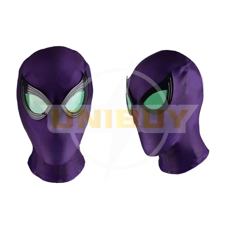 Spider-man PS5 Costume Cosplay Miles Morales Purple Reign Suit Unibuy