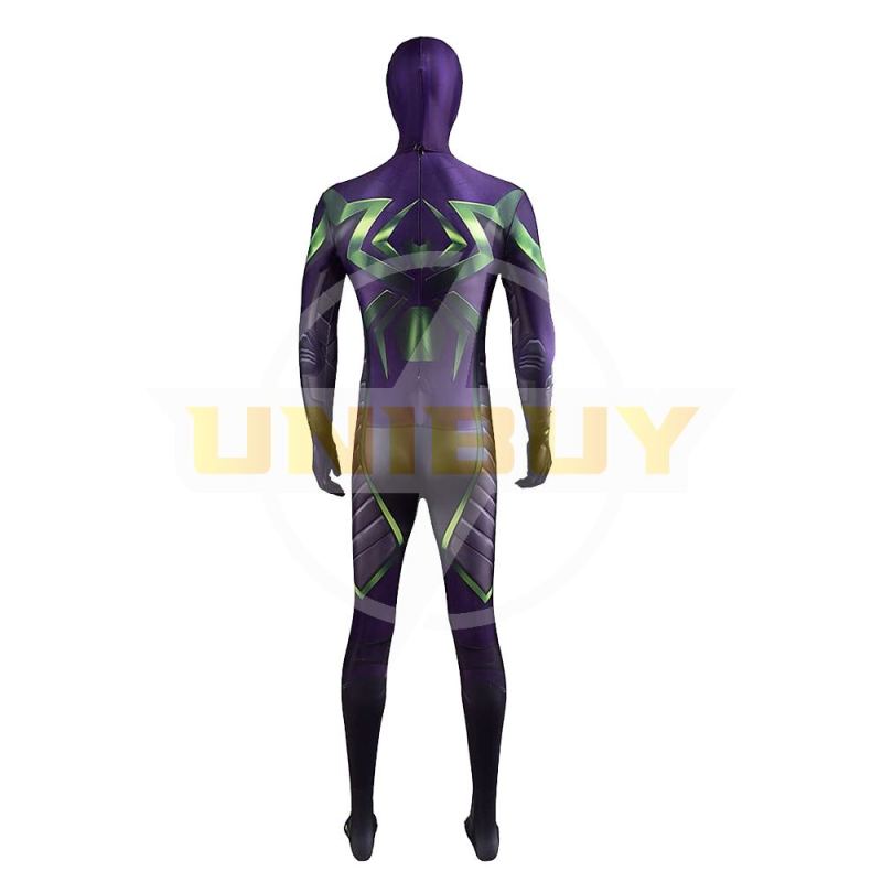 Spider-man PS5 Costume Cosplay Miles Morales Purple Reign Suit Unibuy