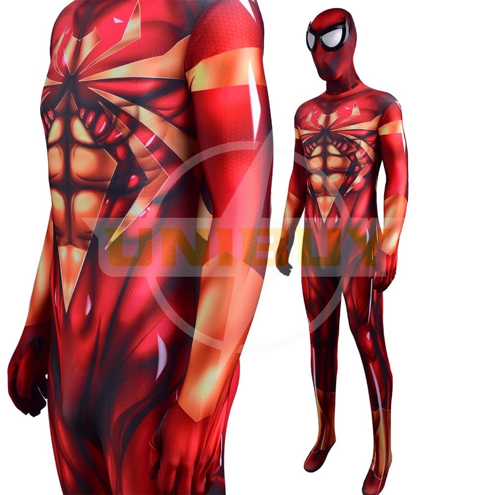 Spider-Man PS4 Costume Cosplay Iron Spider-Man Suit Cosplay For Kids Adult Unibuy