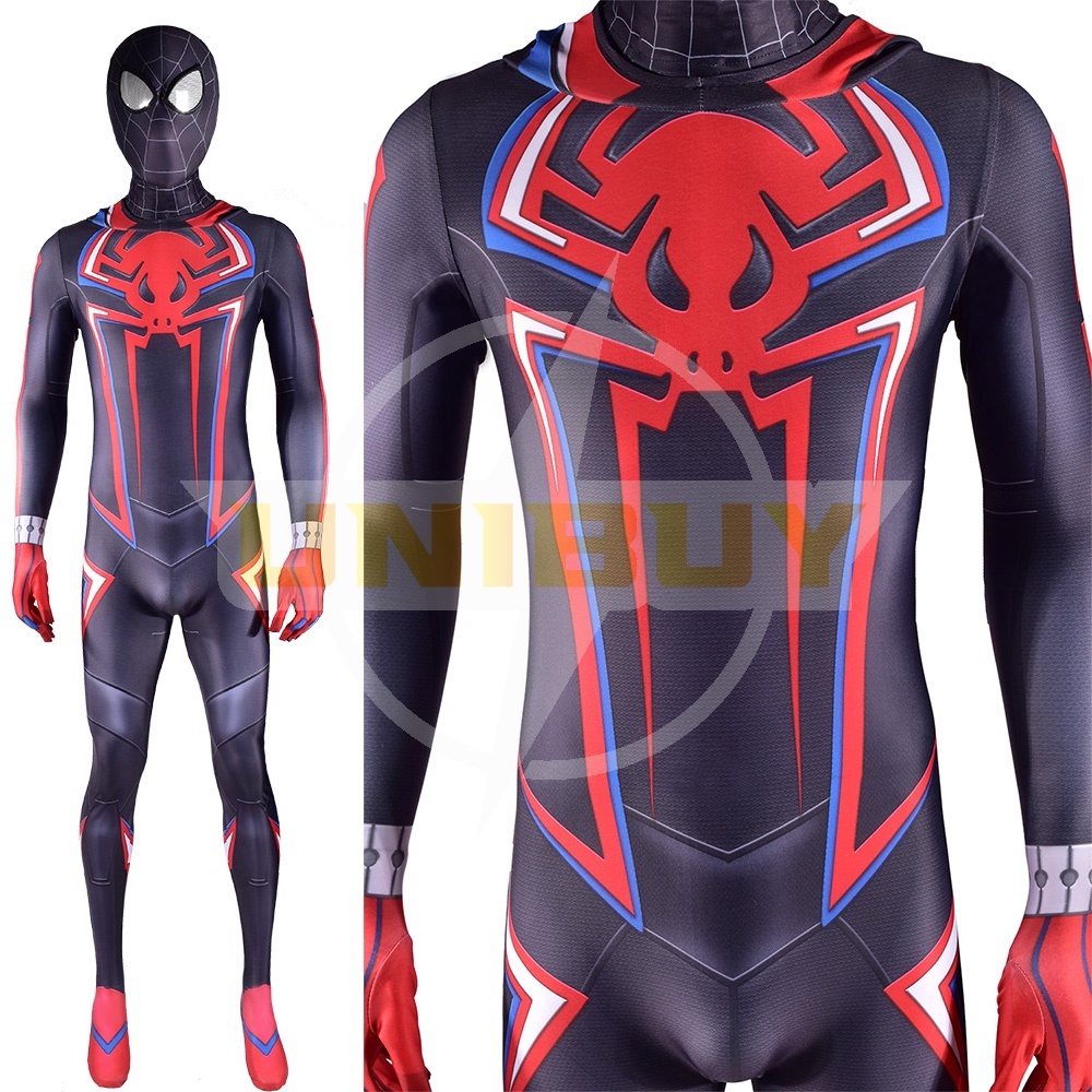 Spider-Man PS5 Costume Cosplay Miles Morales 2099 Suit Unibuy