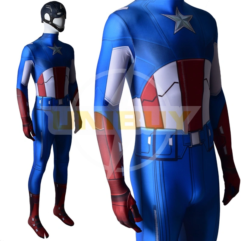 Captain America Costume Cosplay Suit Avenger Steve Rogers For Kids Adult Unibuy