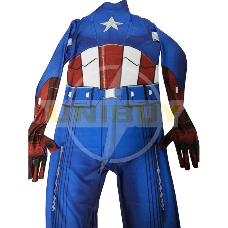 Captain America Costume Cosplay Suit Avenger Steve Rogers For Kids Adult Unibuy