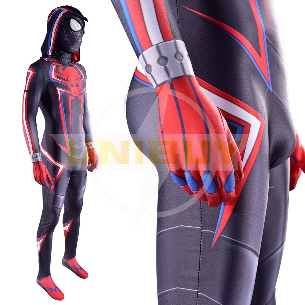 Spider-Man PS5 Costume Cosplay Miles Morales 2099 Suit Unibuy