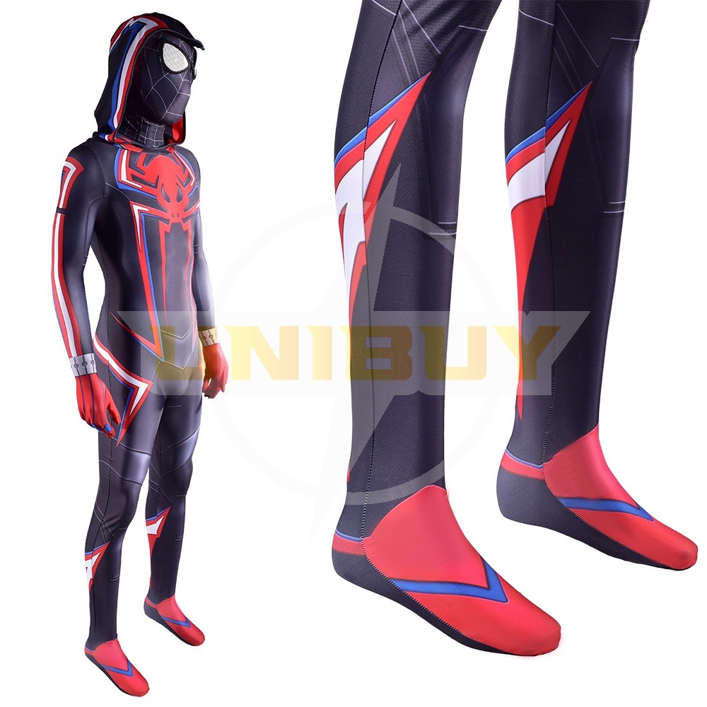 Spider-Man PS5 Costume Cosplay Miles Morales 2099 Suit Unibuy