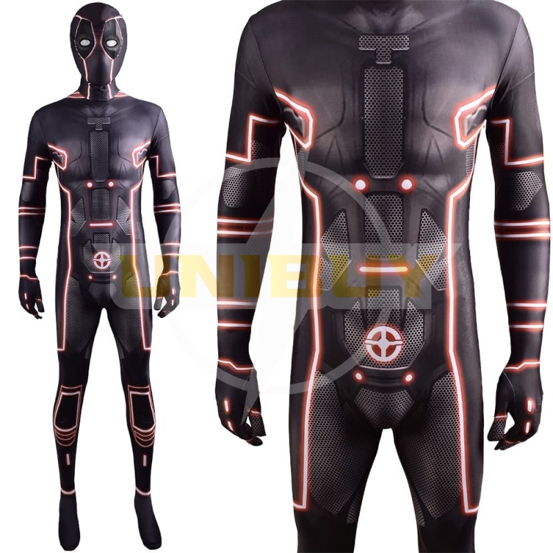 Fluorescent Deadpool Costume Cosplay Suit Unibuy