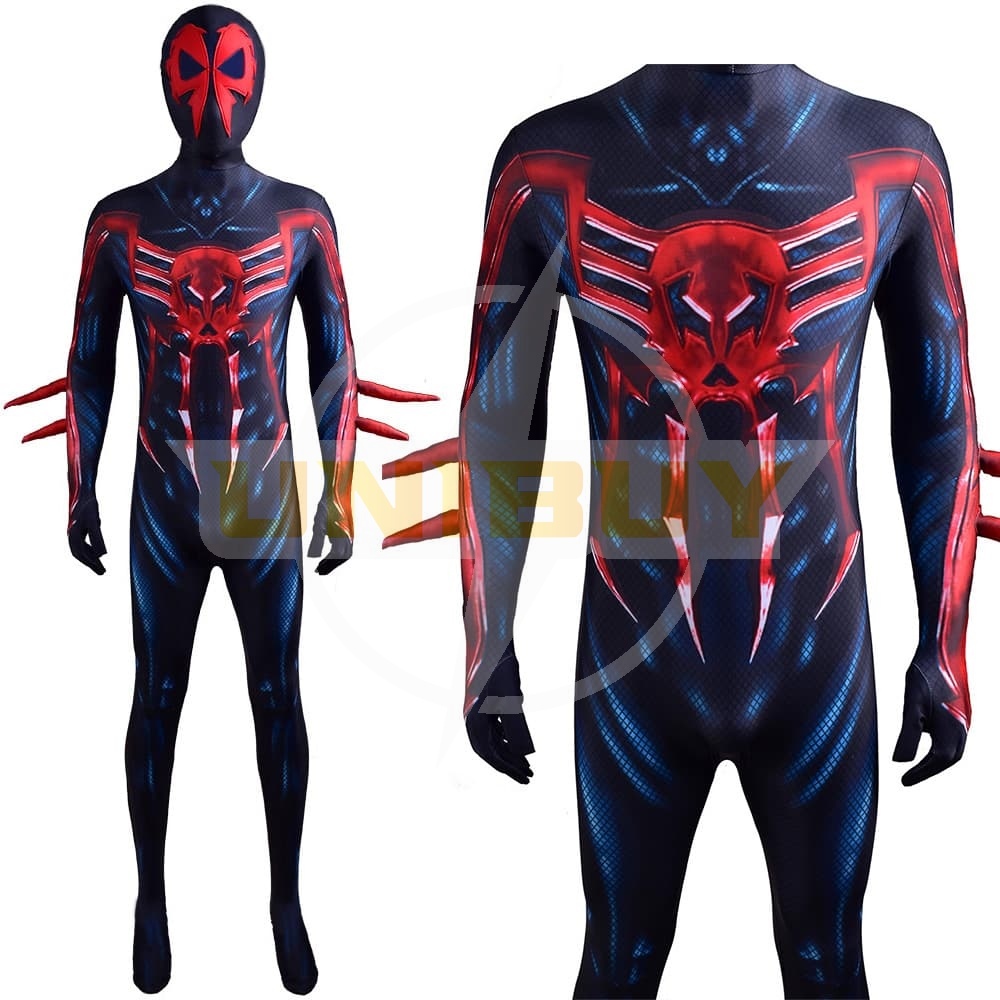 Black 2099 Ultimate Spiderman Costume Cosplay Suit Miguel O'Hara Unibuy