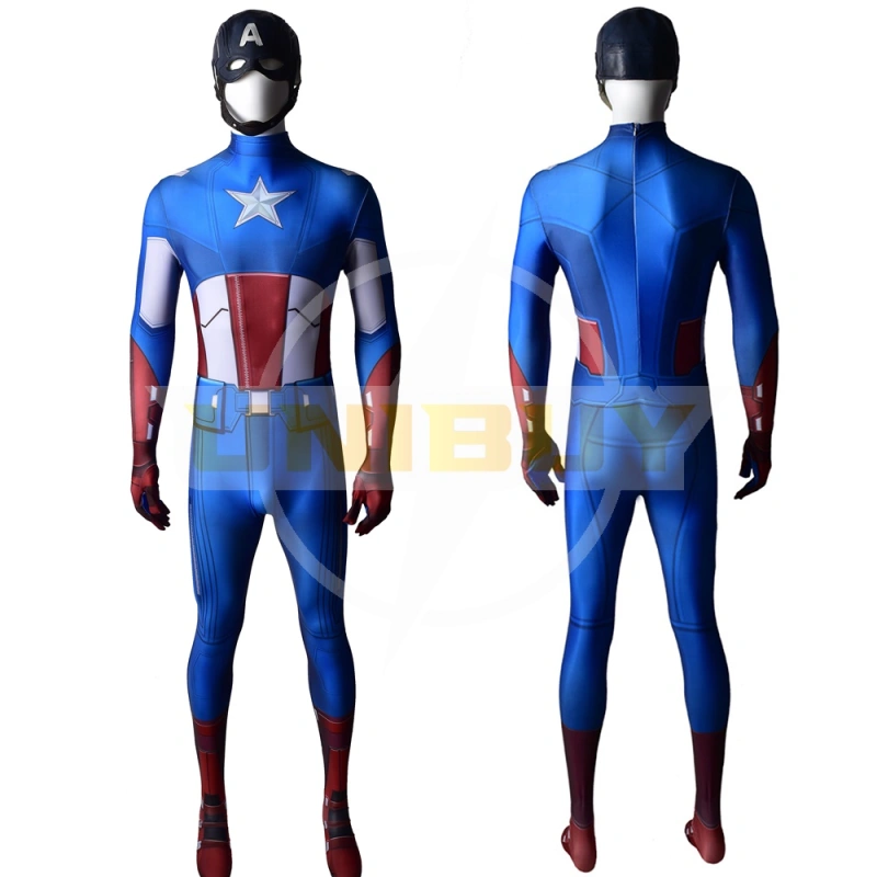 Captain America Costume Cosplay Suit Avenger Steve Rogers For Kids Adult Unibuy