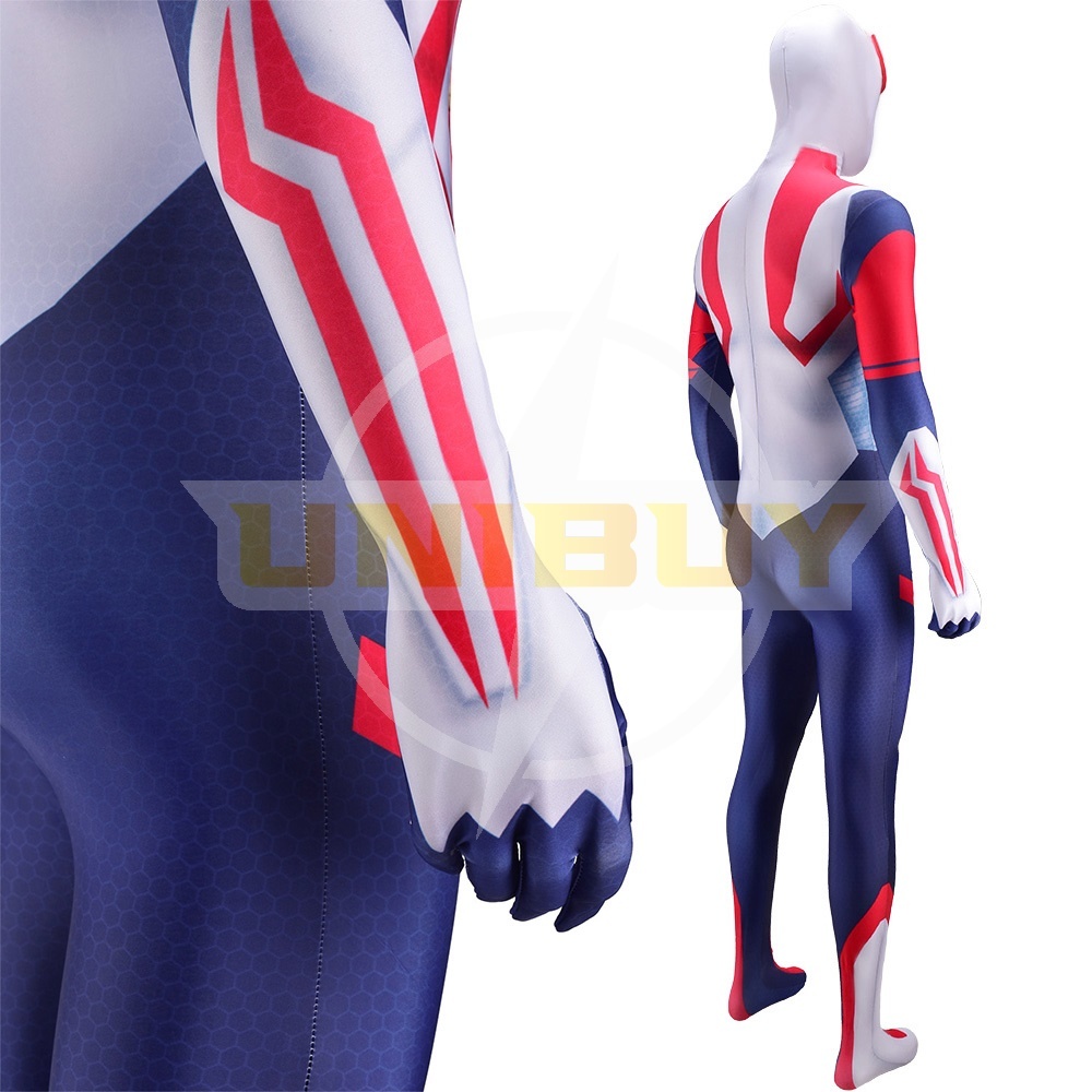 Spider-Man 2099 Costume Cosplay White Suit Miguel O'Hara Unibuy