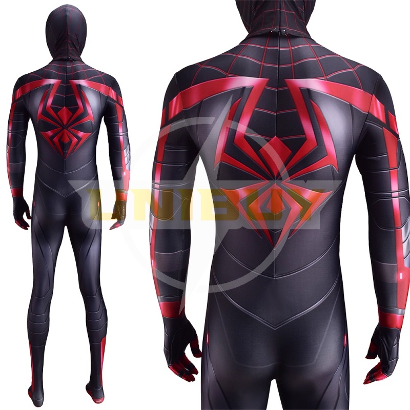 Spider-Man PS5 Miles Morales Costume Cosplay The Advanced Tech Suit For Kids Adult Unibuy