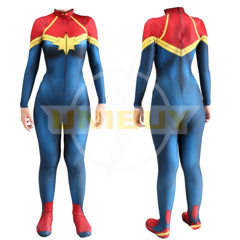 Captain Marvel Suit Costume Cosplay Carol Danvers Jumpsuit Bodysuit Unibuy