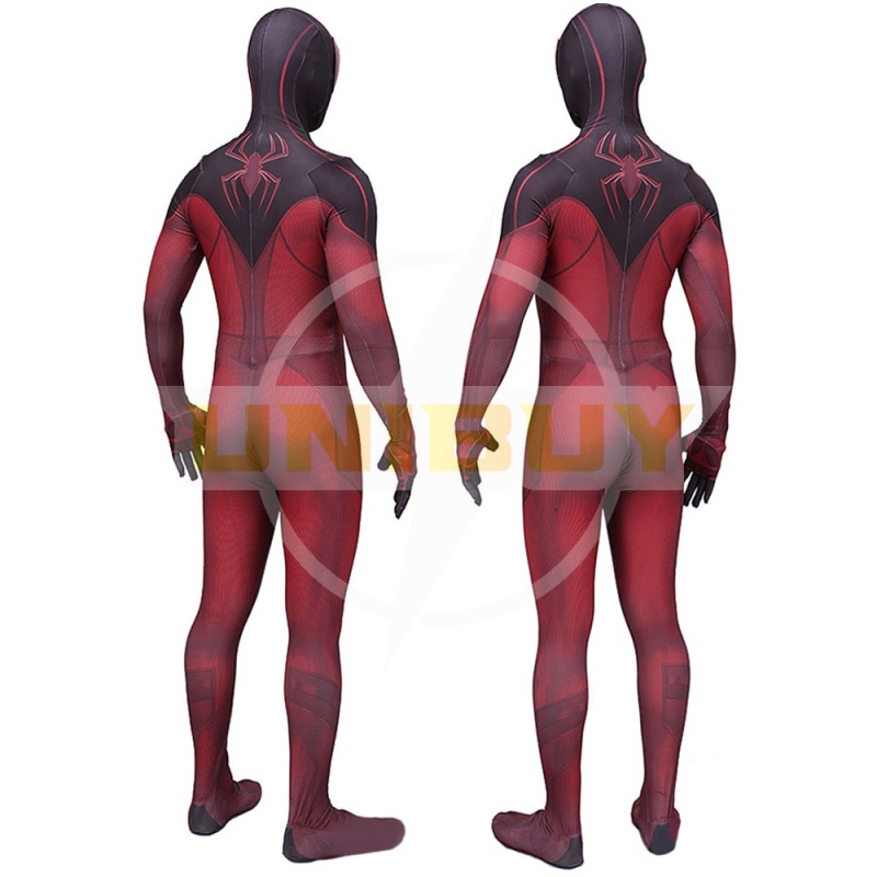 Spider-Man PS4 Costume Cosplay Scarlet Spider II Suit Unibuy