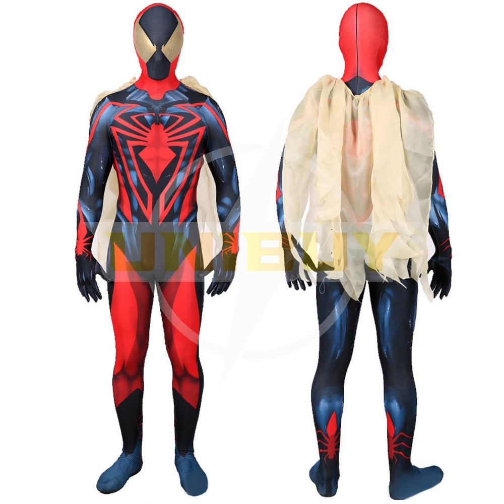 Spiderman Unlimited Costume Cosplay Suit With Cloak Peter Parker Unibuy
