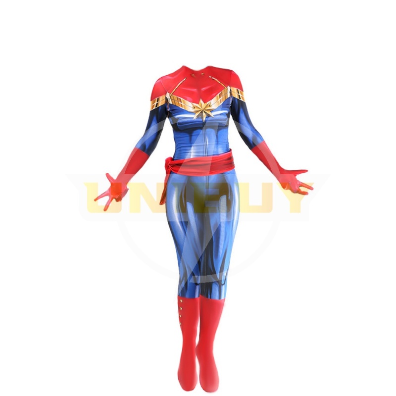 Avengers Endgame Captain Marvel Costume Cosplay Carol Danvers Jumpsuit Bodysuit Unibuy