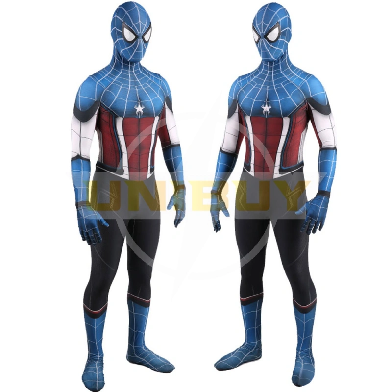 Avengers Captain America Spider-Man Crossover Cosplay Costume Ver 1 Unibuy