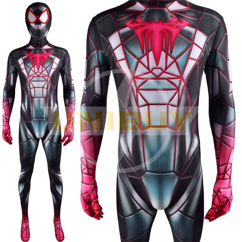 Spider-Man PS5 Miles Morales Costume Cosplay Programmable Matter Suit Unibuy