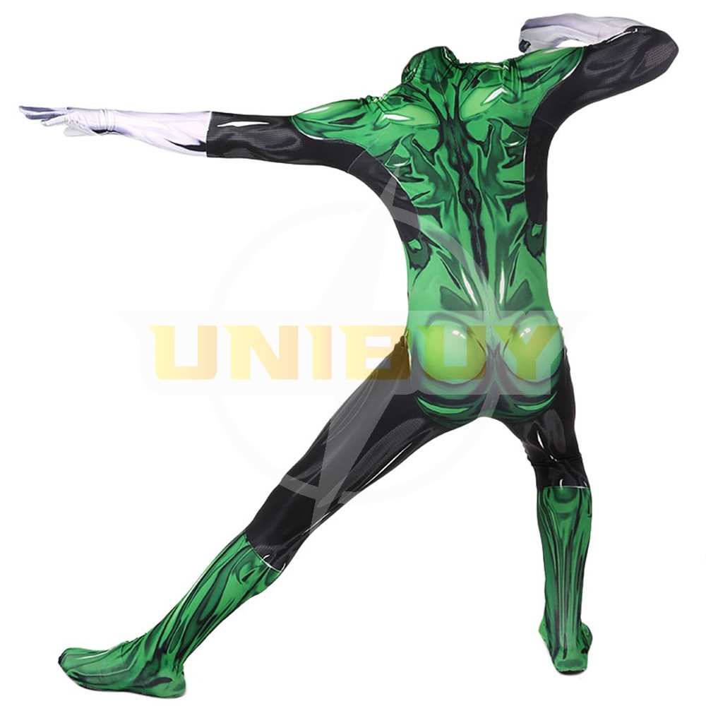 Green Lantern Costume Cosplay Outfit Jumpsuit for Kids Mens Ver 1 Unibuy
