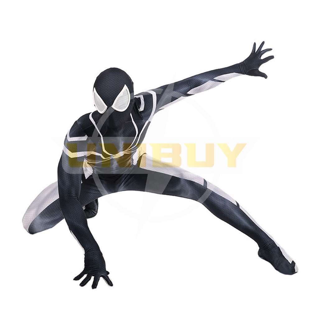 Spider Man PS4 Black Future Foundation Suit Spiderman Cosplay Costume Unibuy