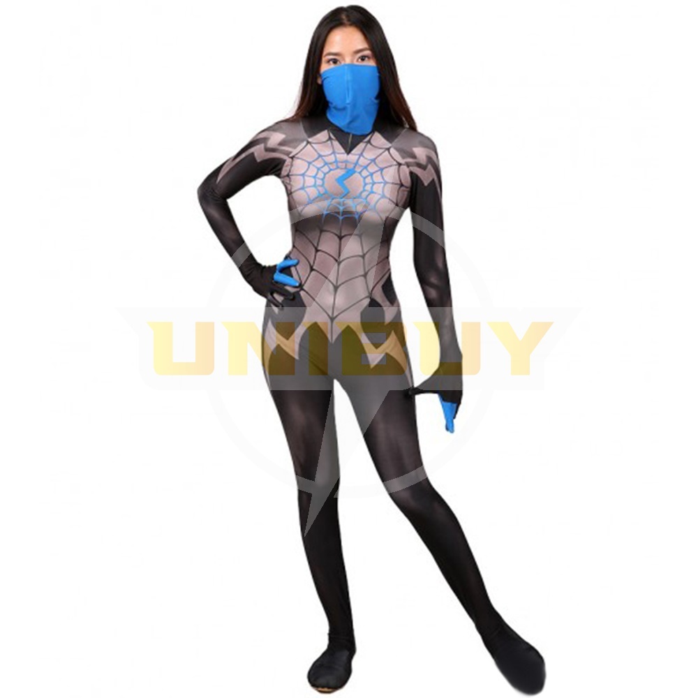 Spider-Man Silk Cindy Moon Costume Cosplay Suit Blue Version Unibuy