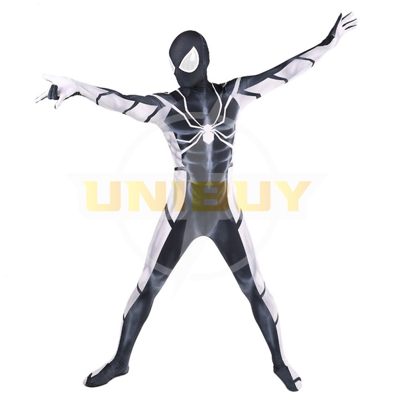 Spider Man PS4 Black Future Foundation Suit Spiderman Cosplay Costume Unibuy