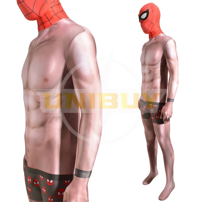 Spider-Man PS4 Costume Cosplay Undies Suit with Shorts Mask For Kids Adult Unibuy