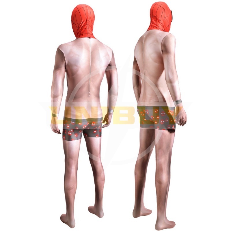 Spider-Man PS4 Costume Cosplay Undies Suit with Shorts Mask For Kids Adult Unibuy