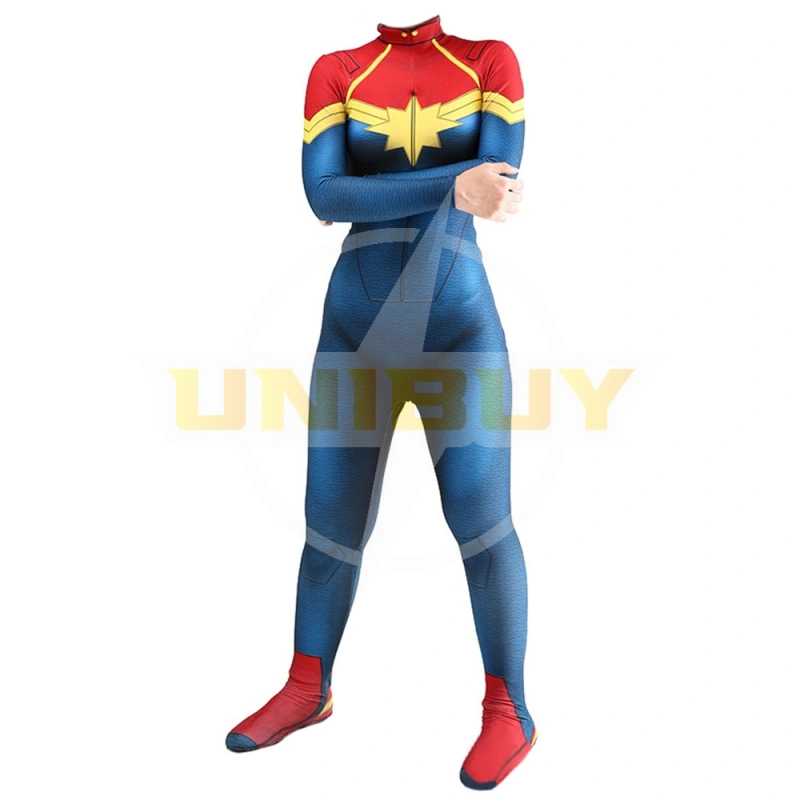 Captain Marvel Suit Costume Cosplay Carol Danvers Jumpsuit Bodysuit Unibuy