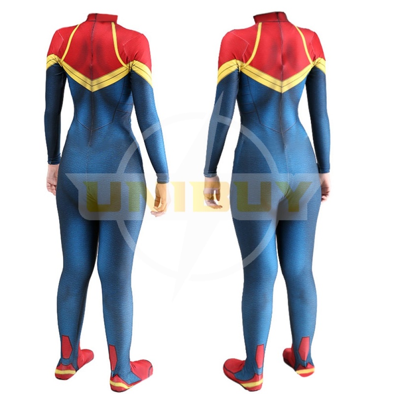 Captain Marvel Suit Costume Cosplay Carol Danvers Jumpsuit Bodysuit Unibuy