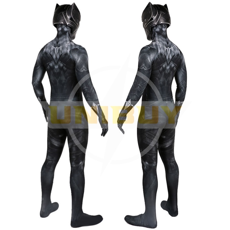 Captain America Civil War Black Panther Costume Cosplay Suit T'Challa Kids Adult Unibuy