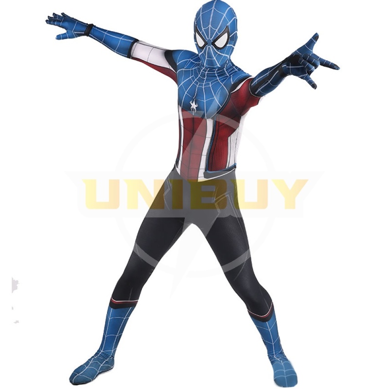 Avengers Captain America Spider-Man Crossover Cosplay Costume Ver 1 Unibuy